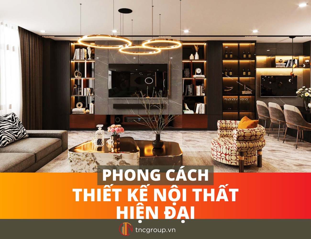 Phong cách thiết kế nội thất hiện đại