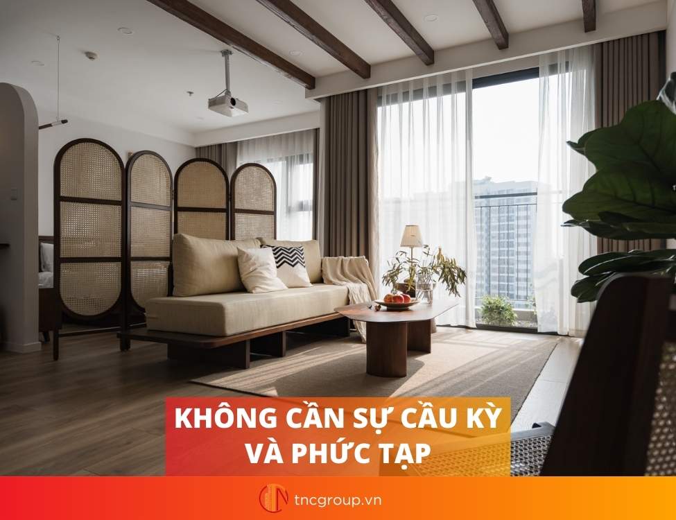 phong cách thiết kế nội thất wabi sabi