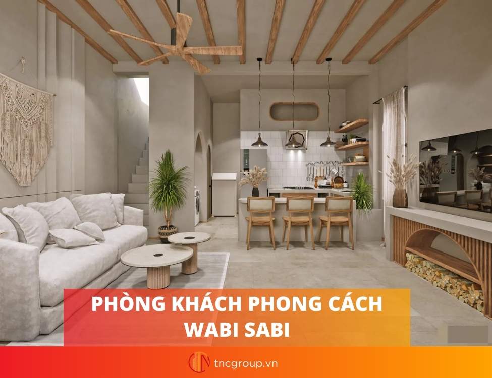 phong cách thiết kế nội thất wabi sabi