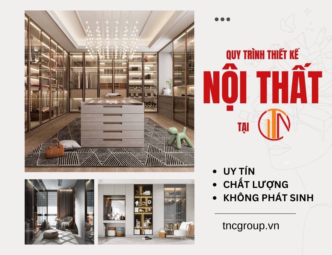 quy trình thiết kế nội thất tại TNC