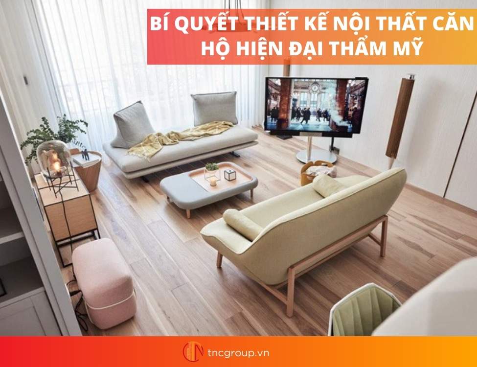 thiết kế nội thất căn hộ hiện đại