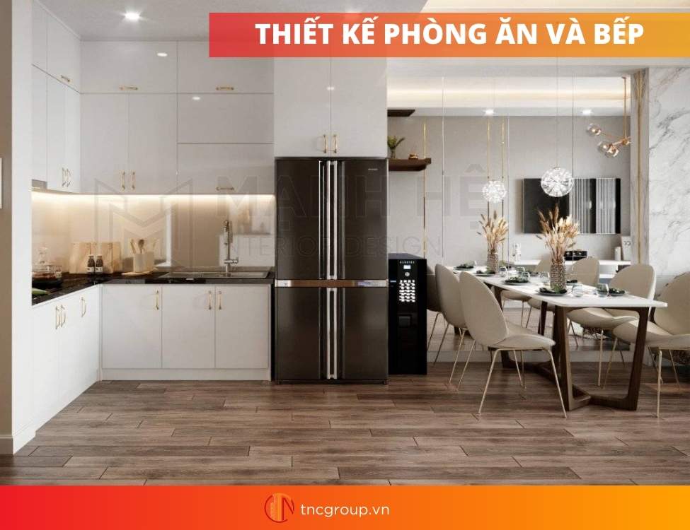 thiết kế nội thất căn hộ hiện đại