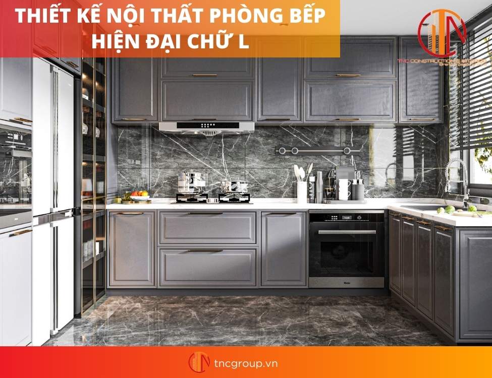 Thiết kế nội thất phòng bếp hiện đại