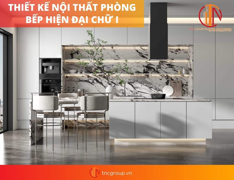 Thiết kế nội thất phòng bếp hiện đại