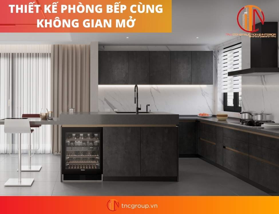 Thiết kế nội thất phòng bếp hiện đại