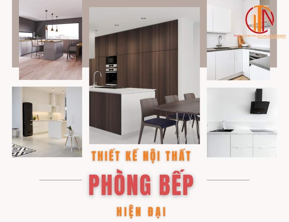 Thiết kế nội thất phòng bếp hiện đại