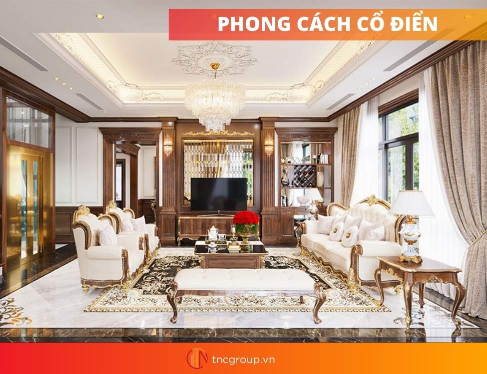 Thiết kế nội thất phòng khách