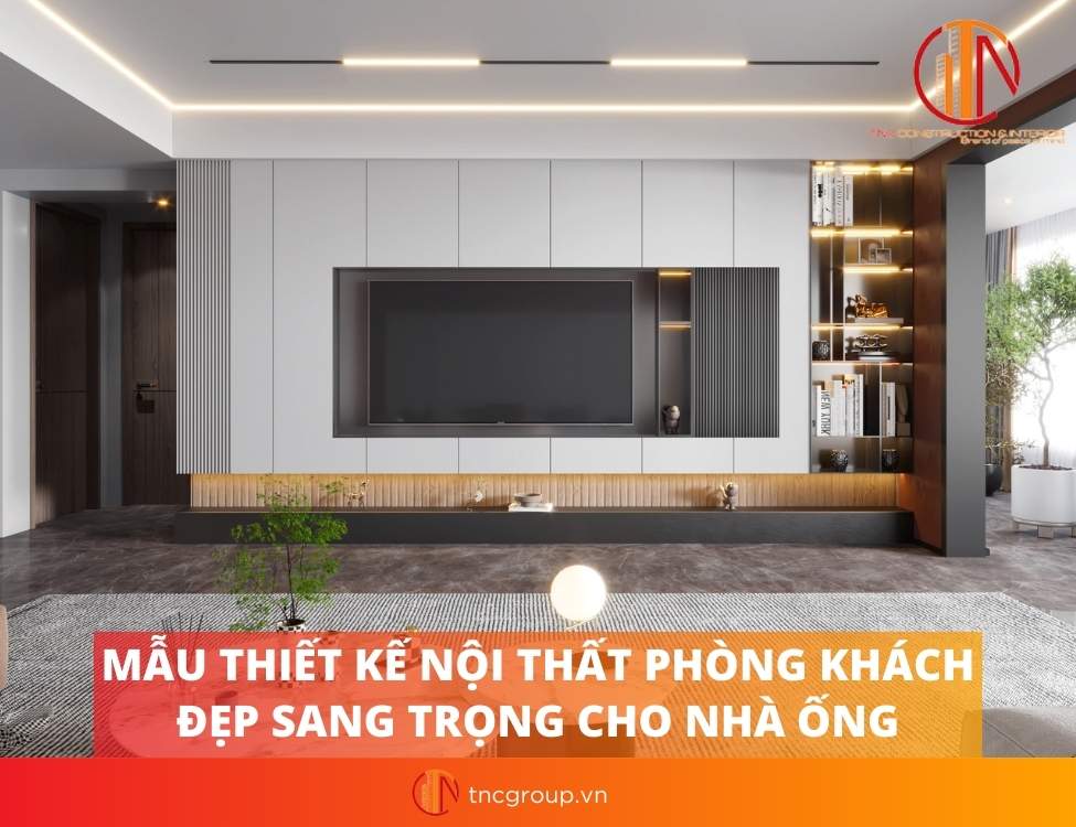 Thiết kế nội thất phòng khách hiện đại