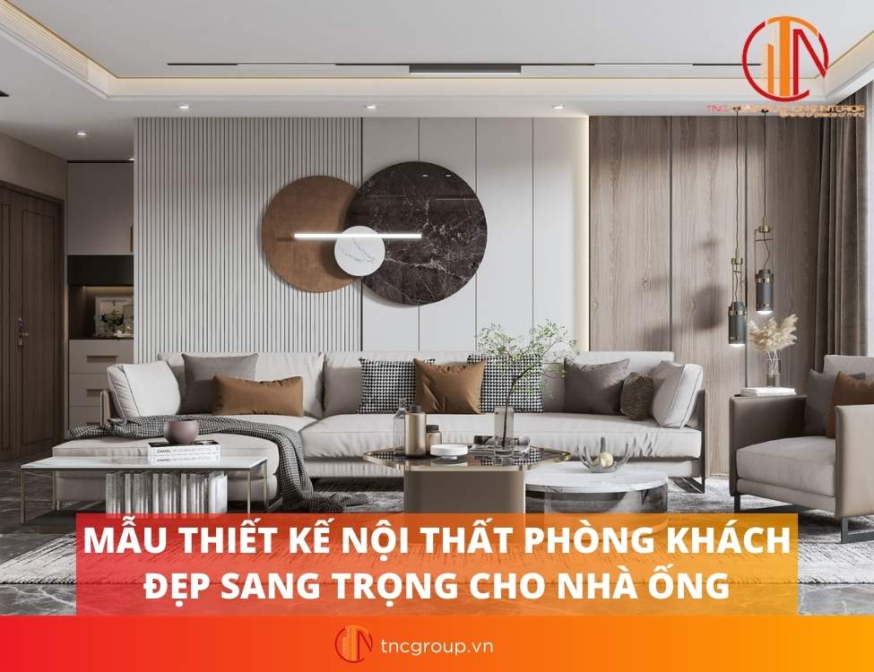 Thiết kế nội thất phòng khách hiện đại