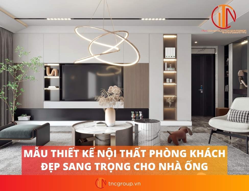 Thiết kế nội thất phòng khách hiện đại