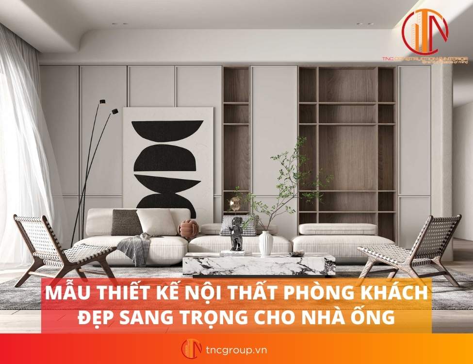 Thiết kế nội thất phòng khách hiện đại