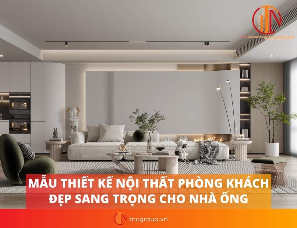 Thiết kế nội thất phòng khách hiện đại