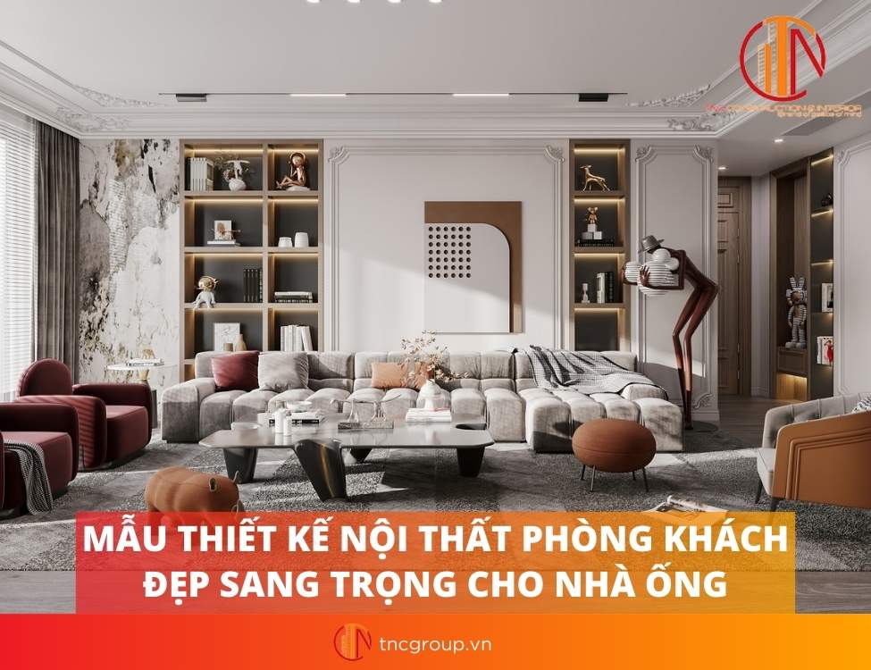 Thiết kế nội thất phòng khách hiện đại