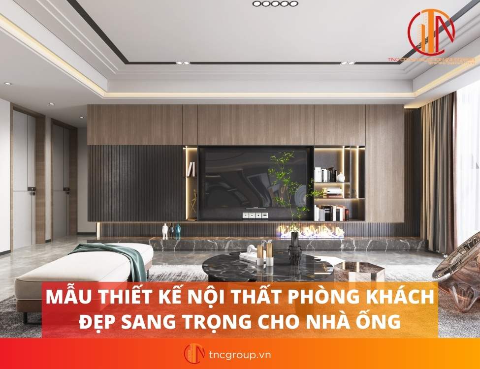 Thiết kế nội thất phòng khách hiện đại