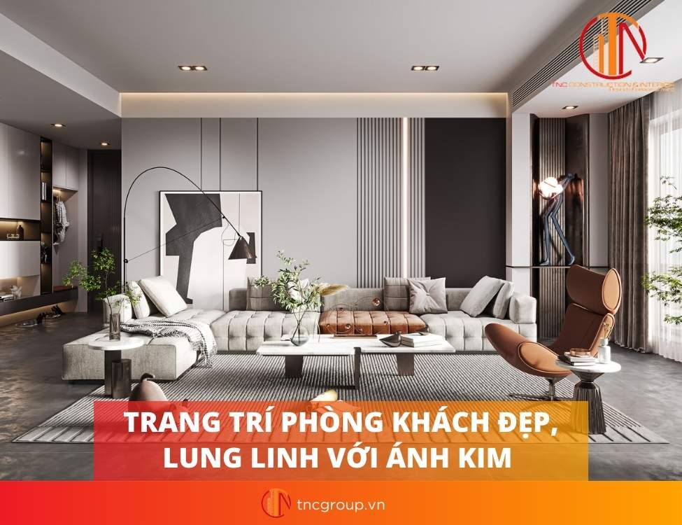 Thiết kế nội thất phòng khách hiện đại