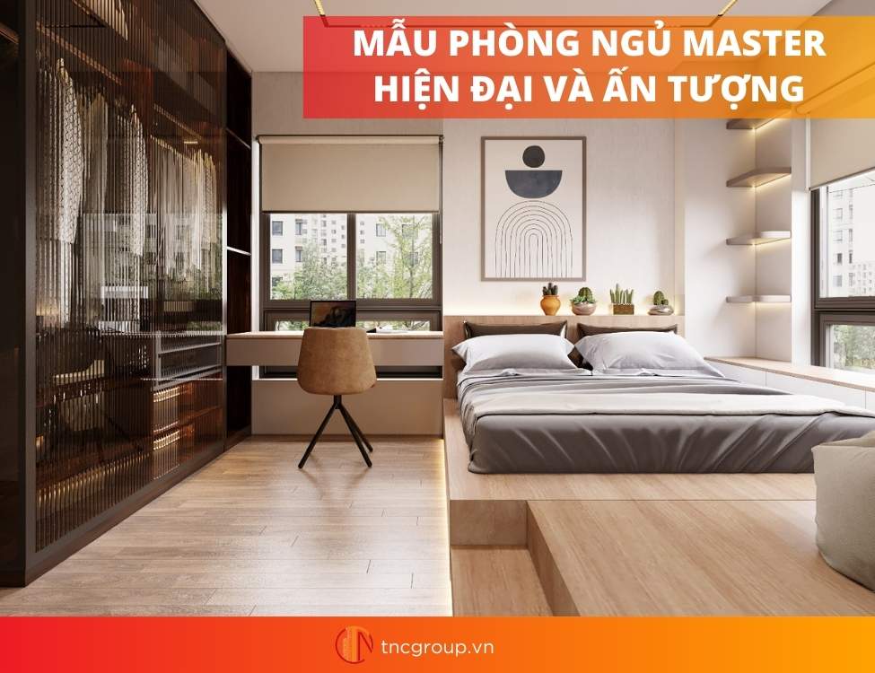 thiết kế nội thất phòng ngủ phong cách hiện đại