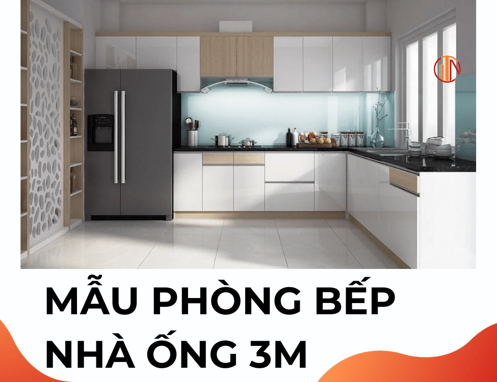 thiết kế phòng bếp nhà ống