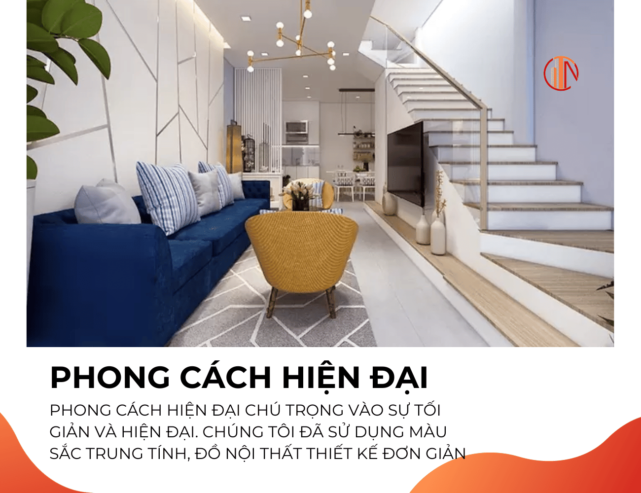 Thiết kế phòng khách chiều ngang 3m