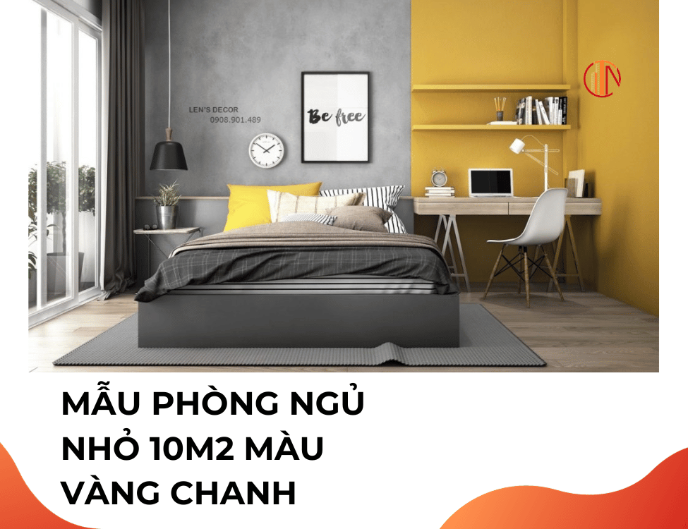 thiết kế phòng ngủ 10m2 cho bé gái