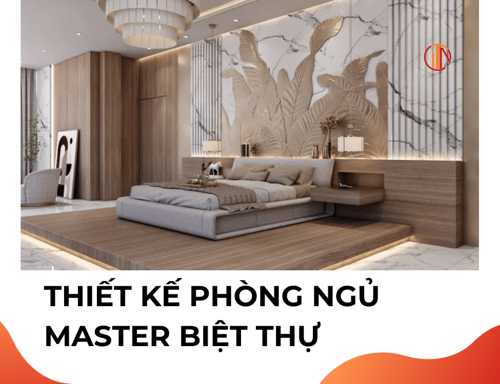 Phòng ngủ Master cho biệt thự