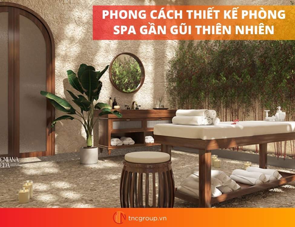 thiết kế phòng spa hiện đại