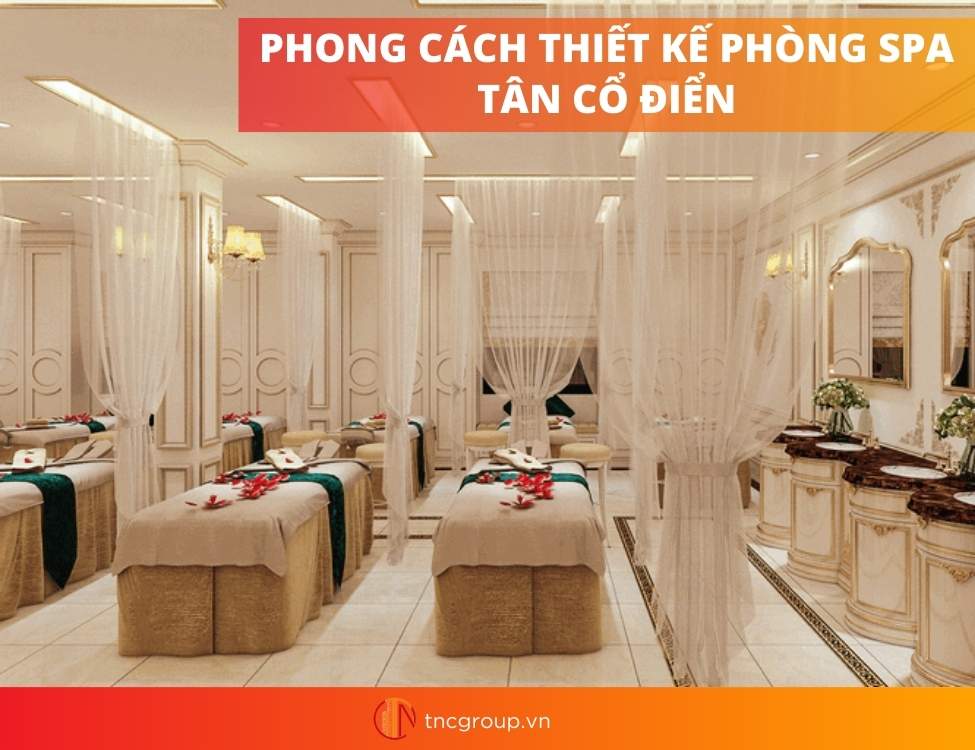 thiết kế phòng spa hiện đại