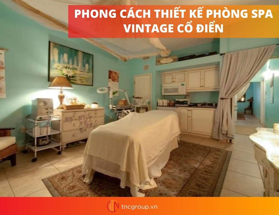 thiết kế phòng spa hiện đại