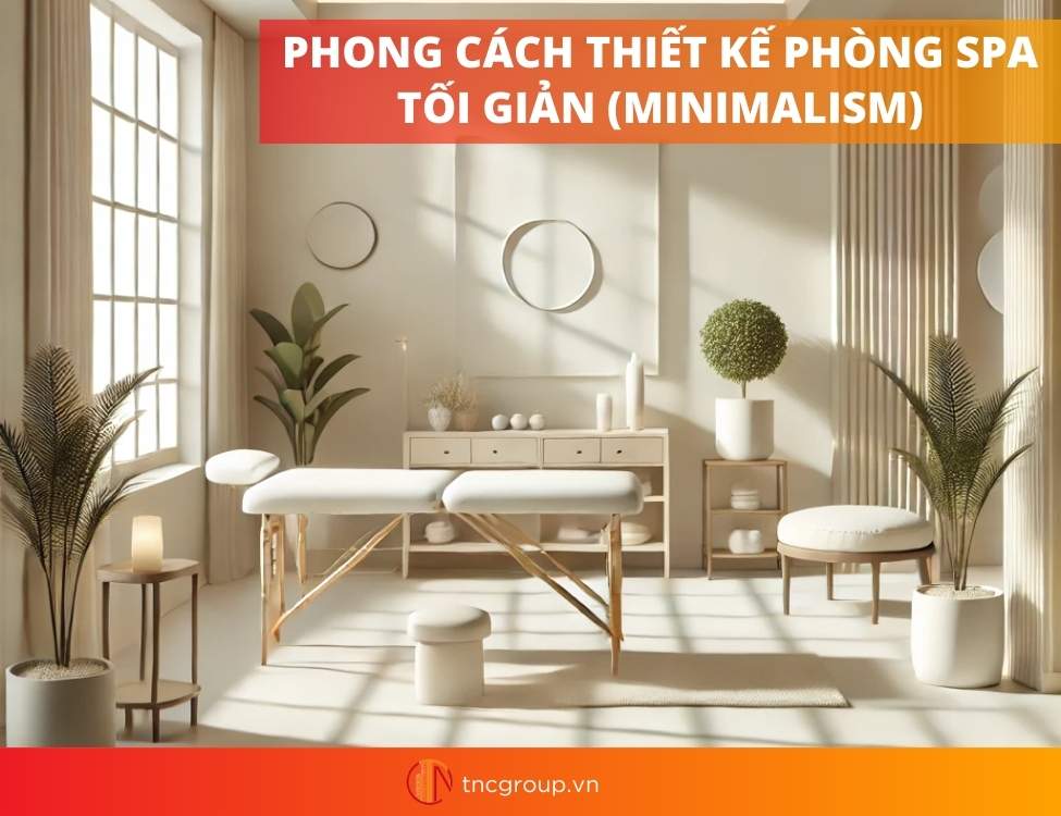 thiết kế phòng spa hiện đại