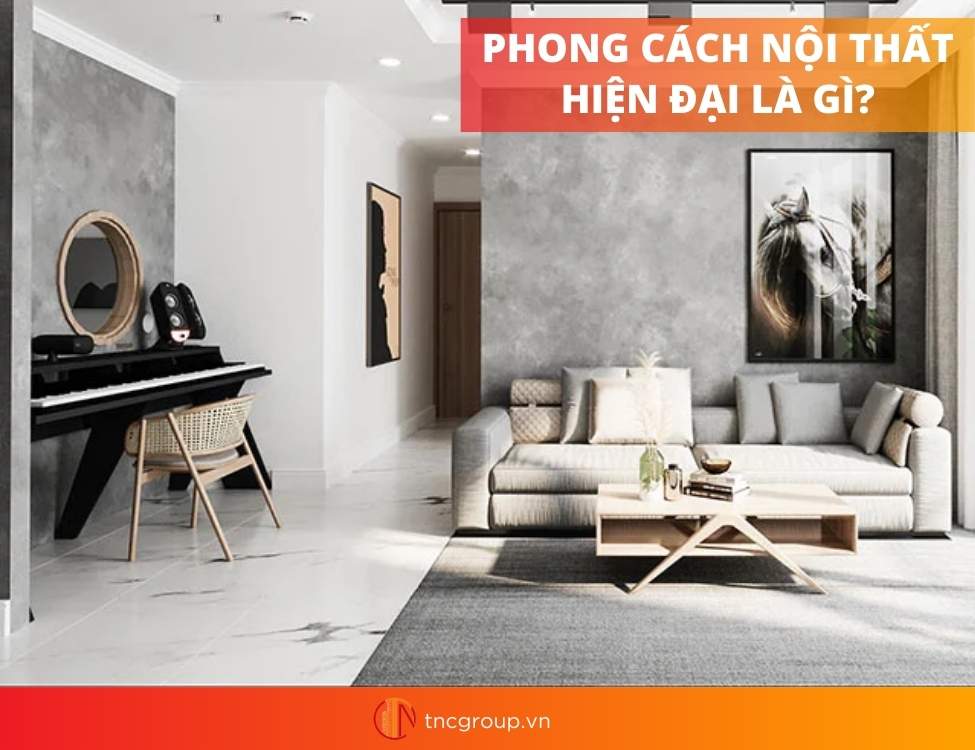 Vật liệu sử dụng trong phong cách nội thất hiện đại