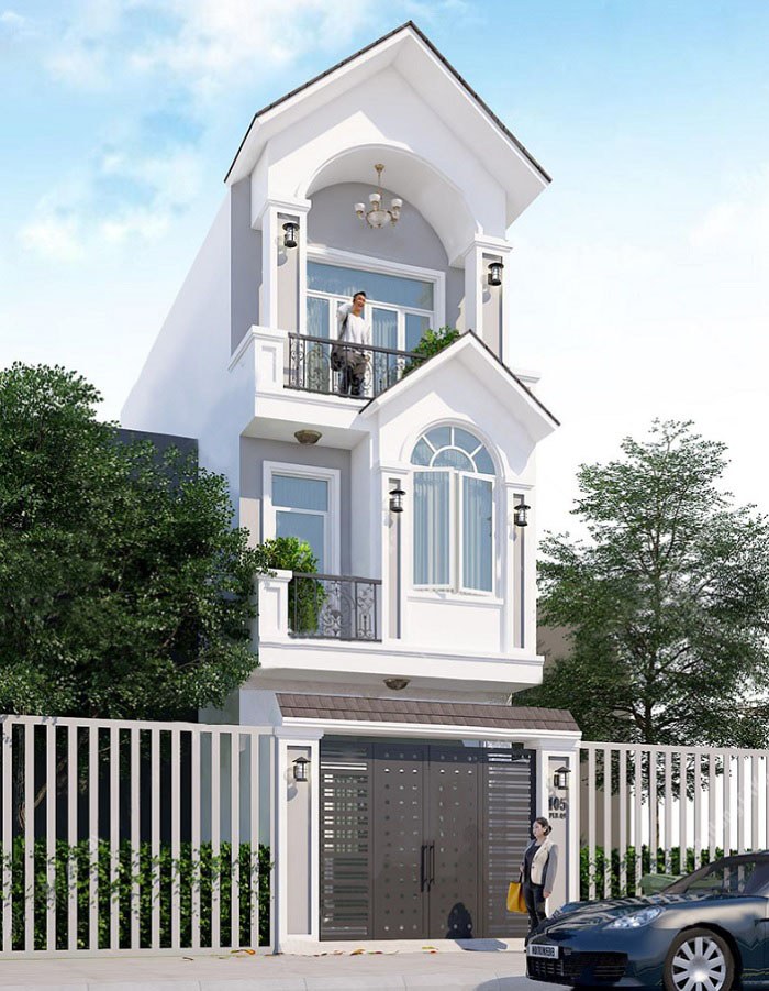 Thiết kế mẫu nhà 4x10m 3 tầng